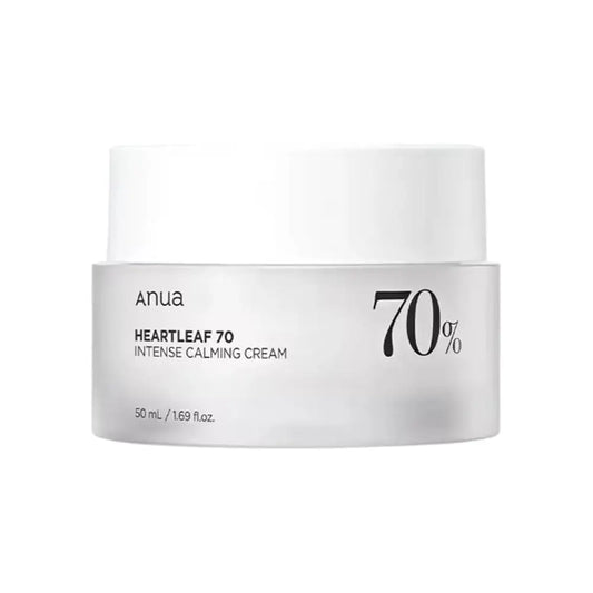 ANUA Heartleaf 70 Intense Calming Cream Moisturizing Facial Cream Whitening Cream Lotion Cleanser Toner Skincare Product Set NEW