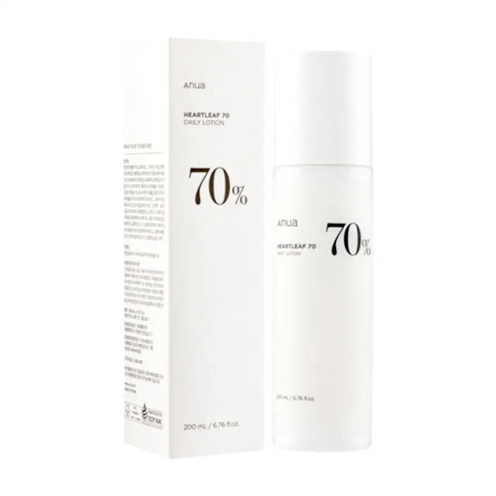 Anua Heartleaf 70% Lotion 200ML, Face Moisturizer with Hyaluronic Acid for Sensitive Skin, Lightweight, Korean Skin Care