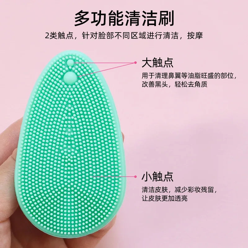 Beauty Cleansing Brush Soft Skinfriendly Oil Removal Brush Facial Cleaning Dead Skin Removal Silicone Face Washing Brush belleza